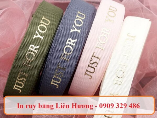In dây ruy băng giá rẻ, chuyên nghiệp tại TPHCM
