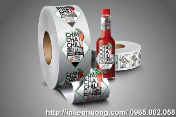 In decal tem nhãn thực phẩm