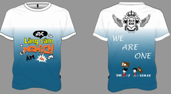 In logo áo đồng phục