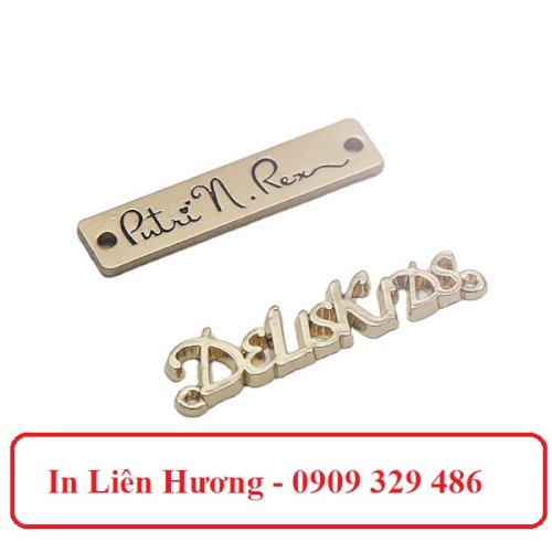 In logo kim loại giá rẻ
