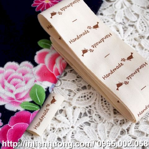 Nhãn cotton - nhãn vải bố