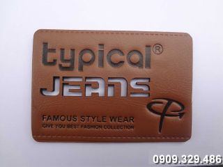 Nhãn da - Nhãn da quần jeans