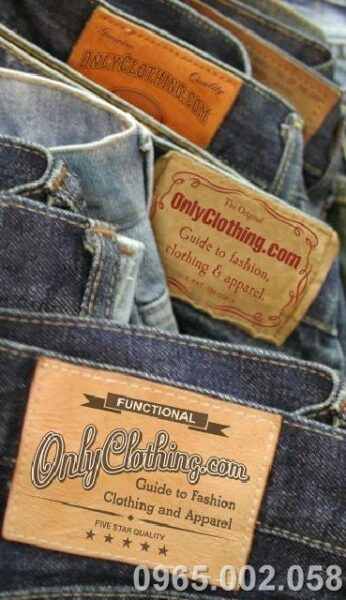 Nhãn da - Nhãn da quần jeans